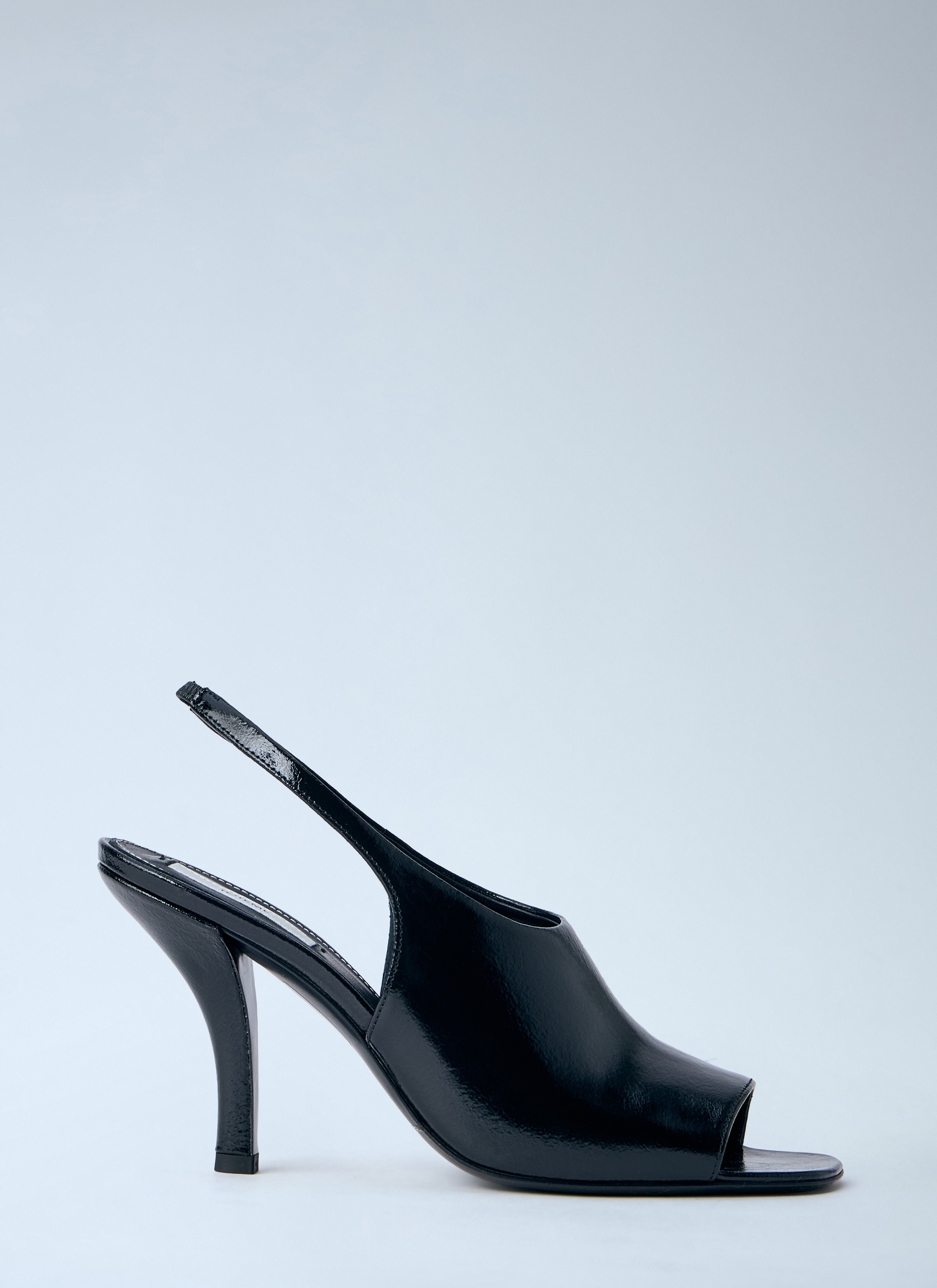 Slingback Peep-Toe Heels