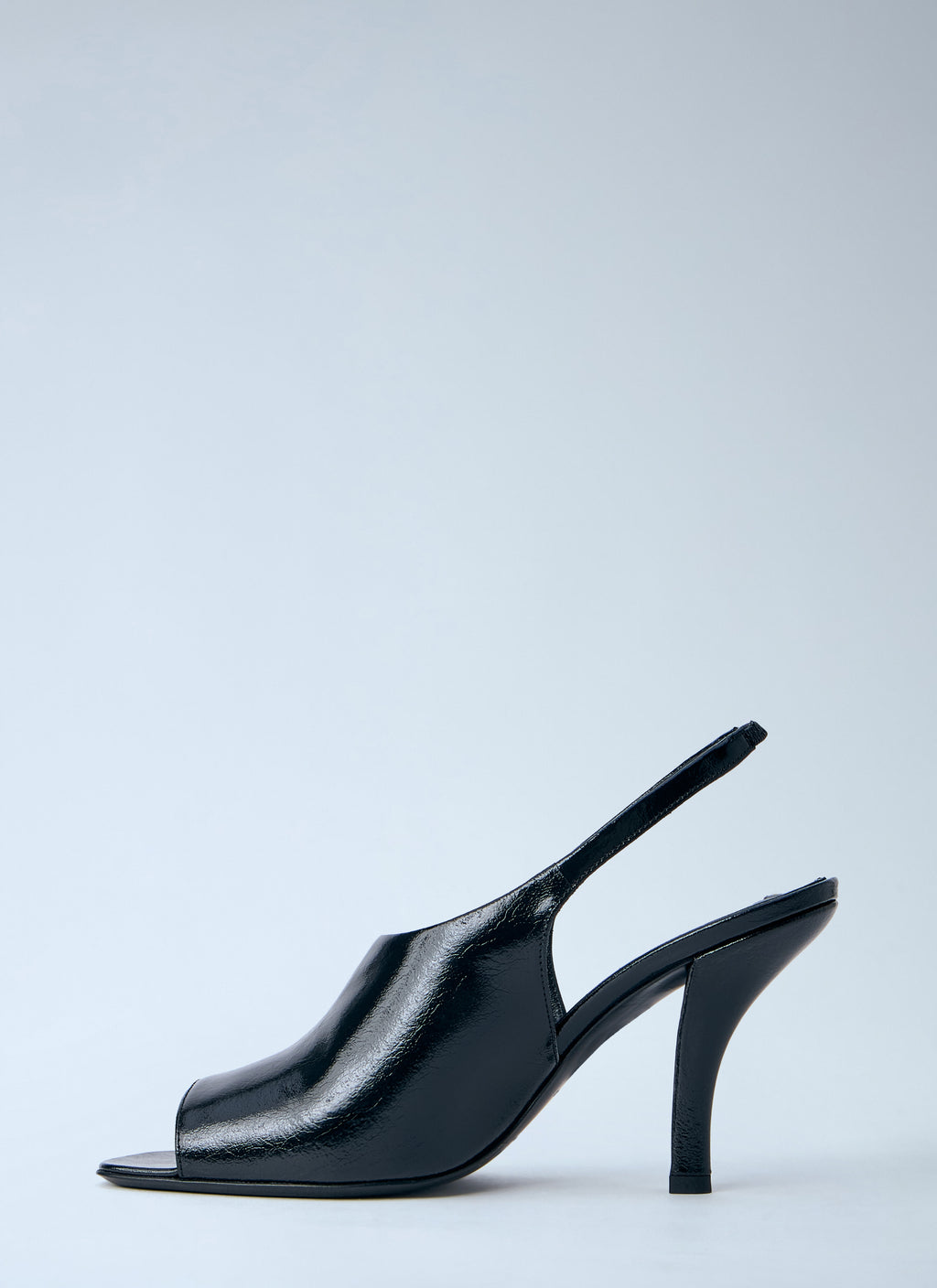 Slingback Peep-Toe Heels