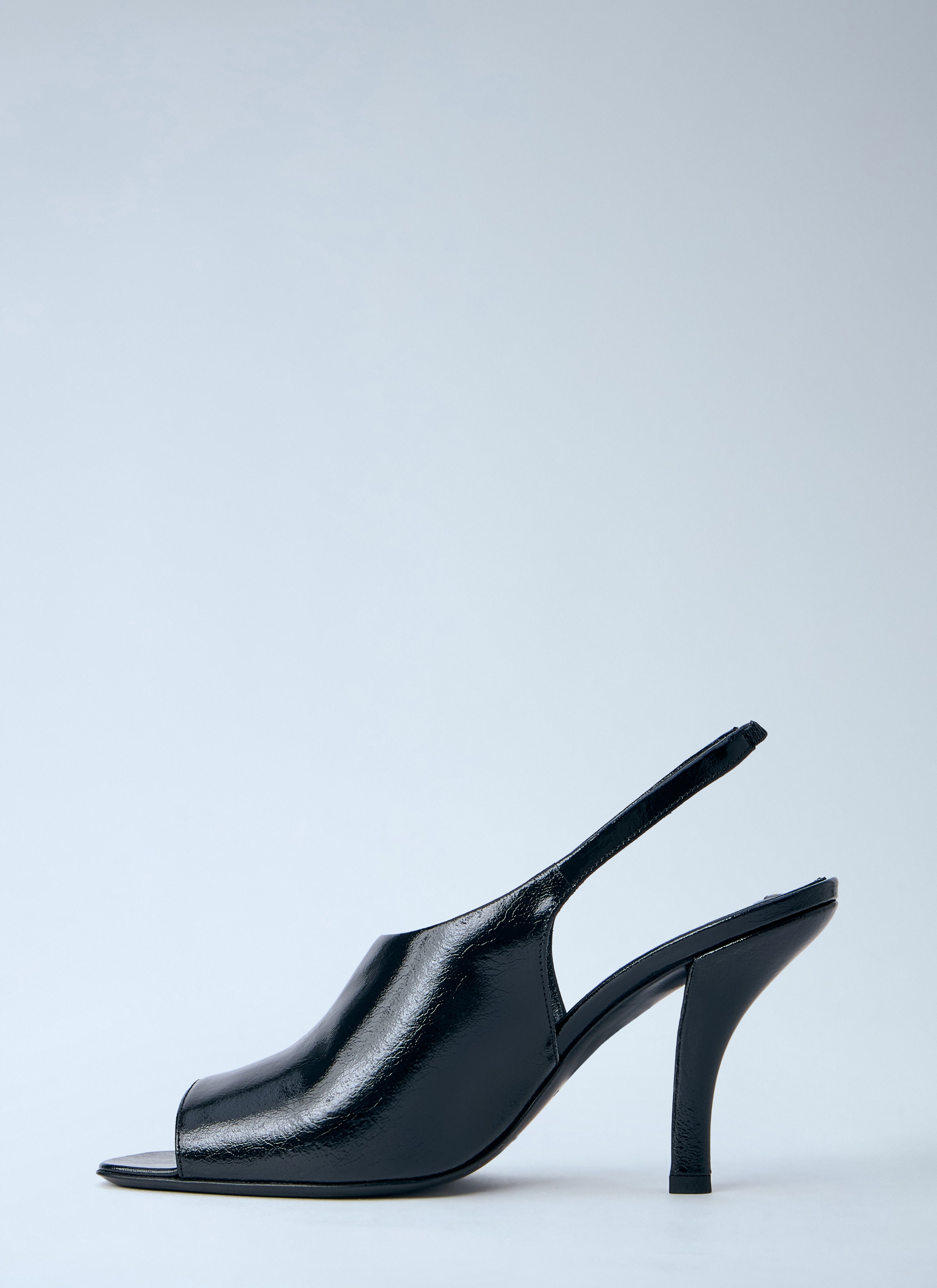 Slingback Peep-Toe Heels