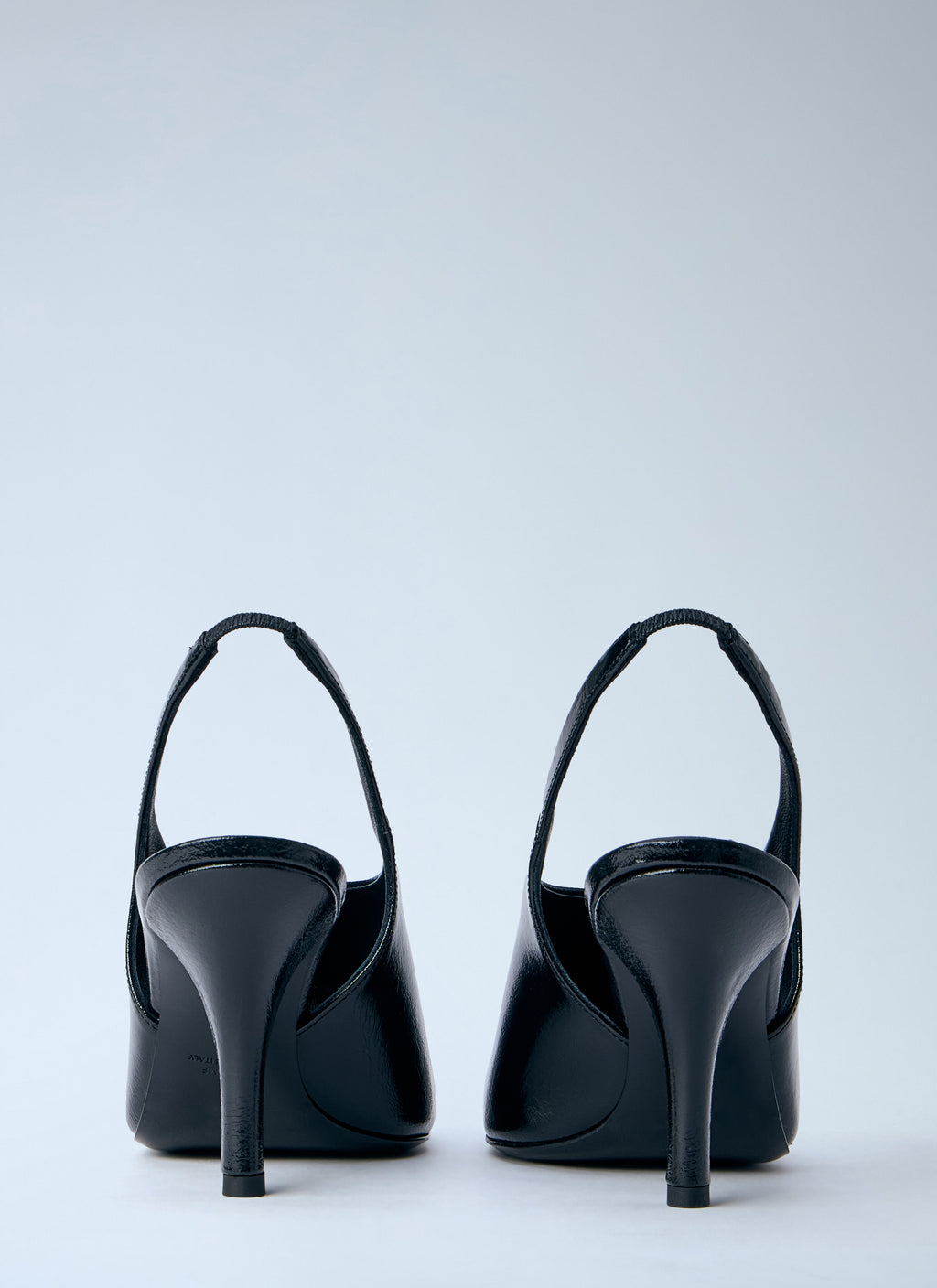 Slingback Peep-Toe Heels