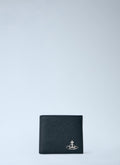 Orb Motif Leather Wallet