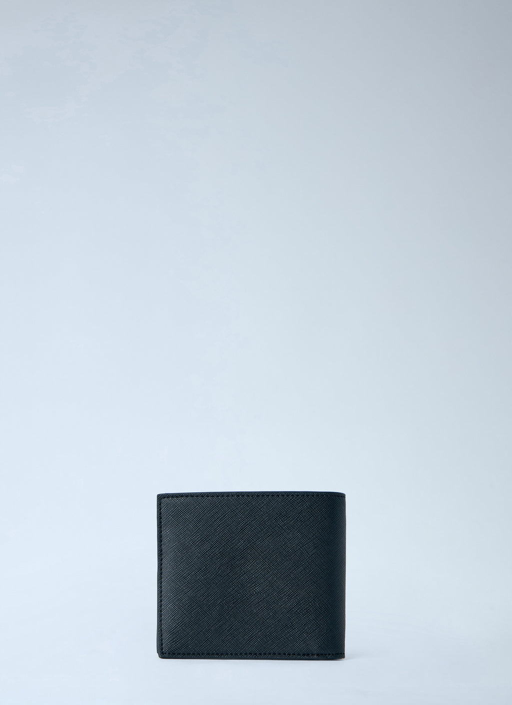 Orb Motif Leather Wallet