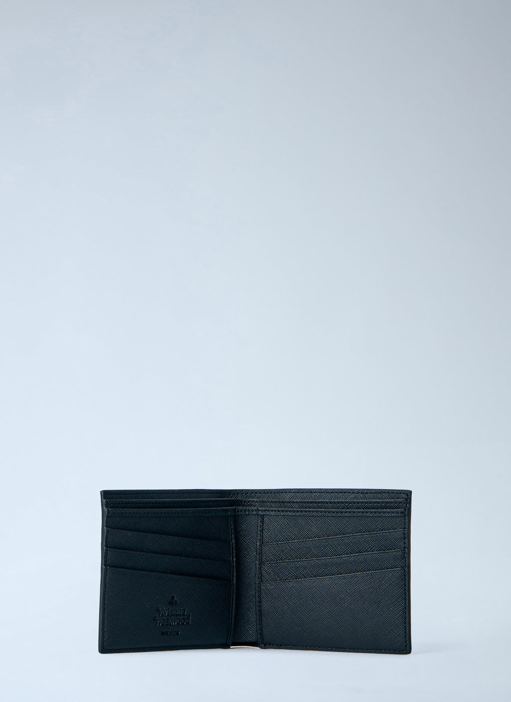 Orb Motif Leather Wallet