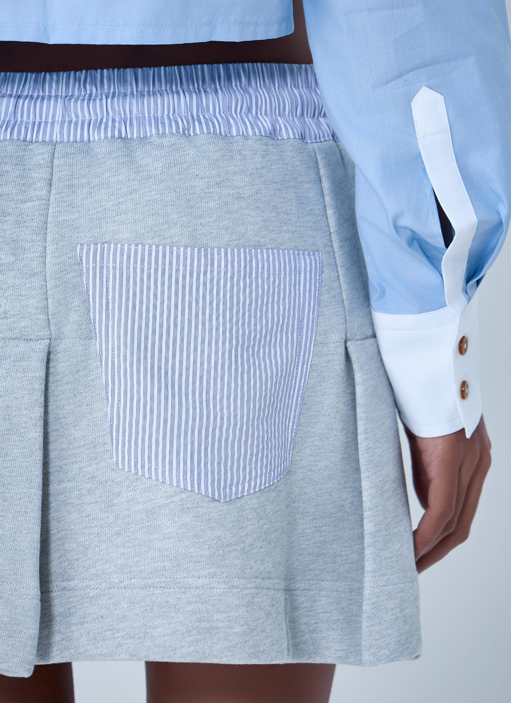 Elasticated Waistband Skirt with Logo Detail