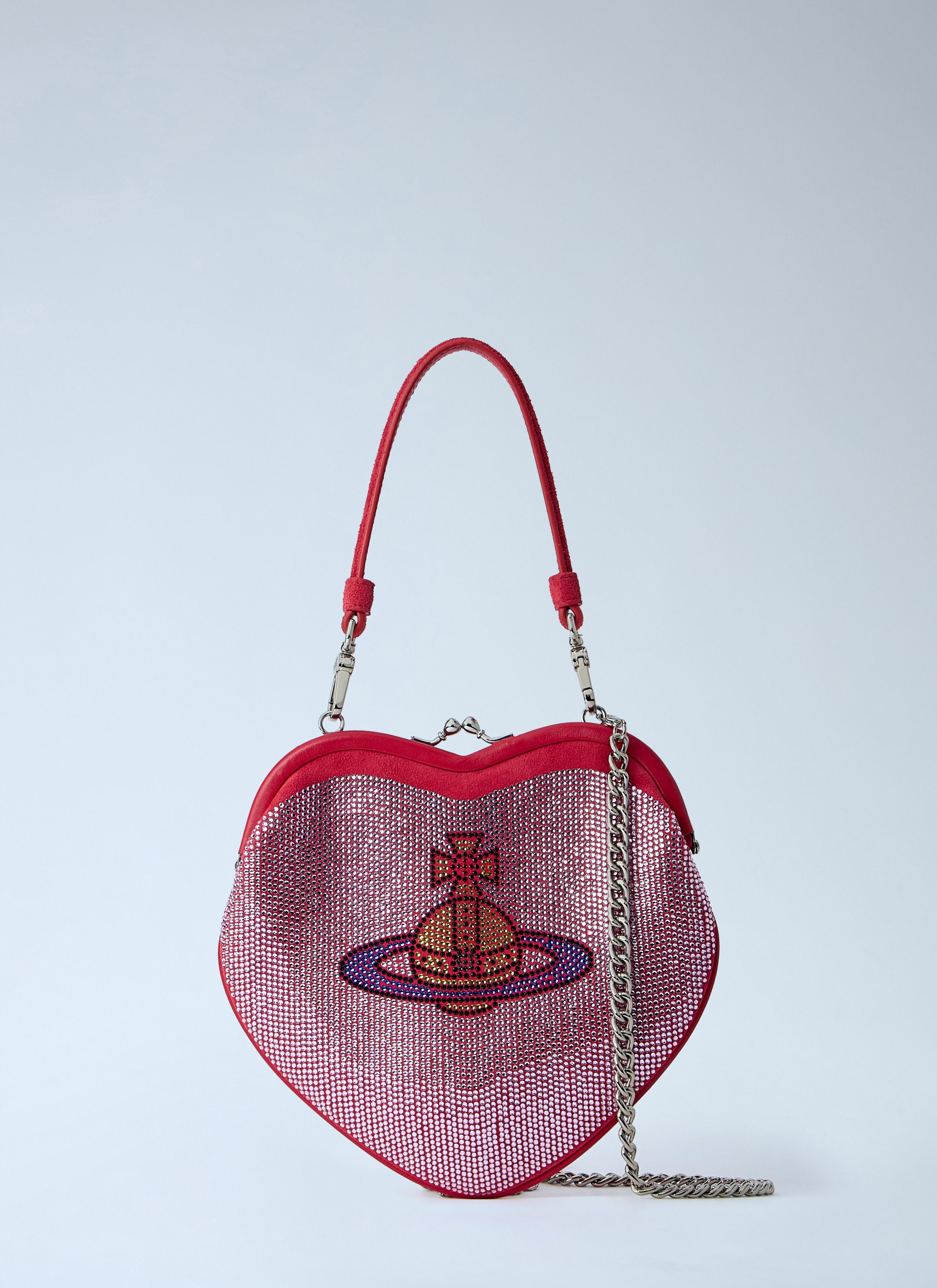 Belle Heart Frame Clutch Bag