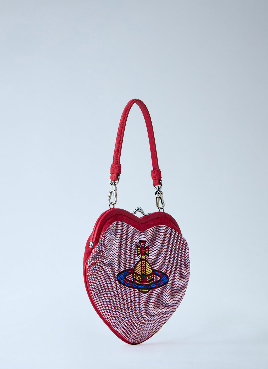 Belle Heart Frame Clutch Bag