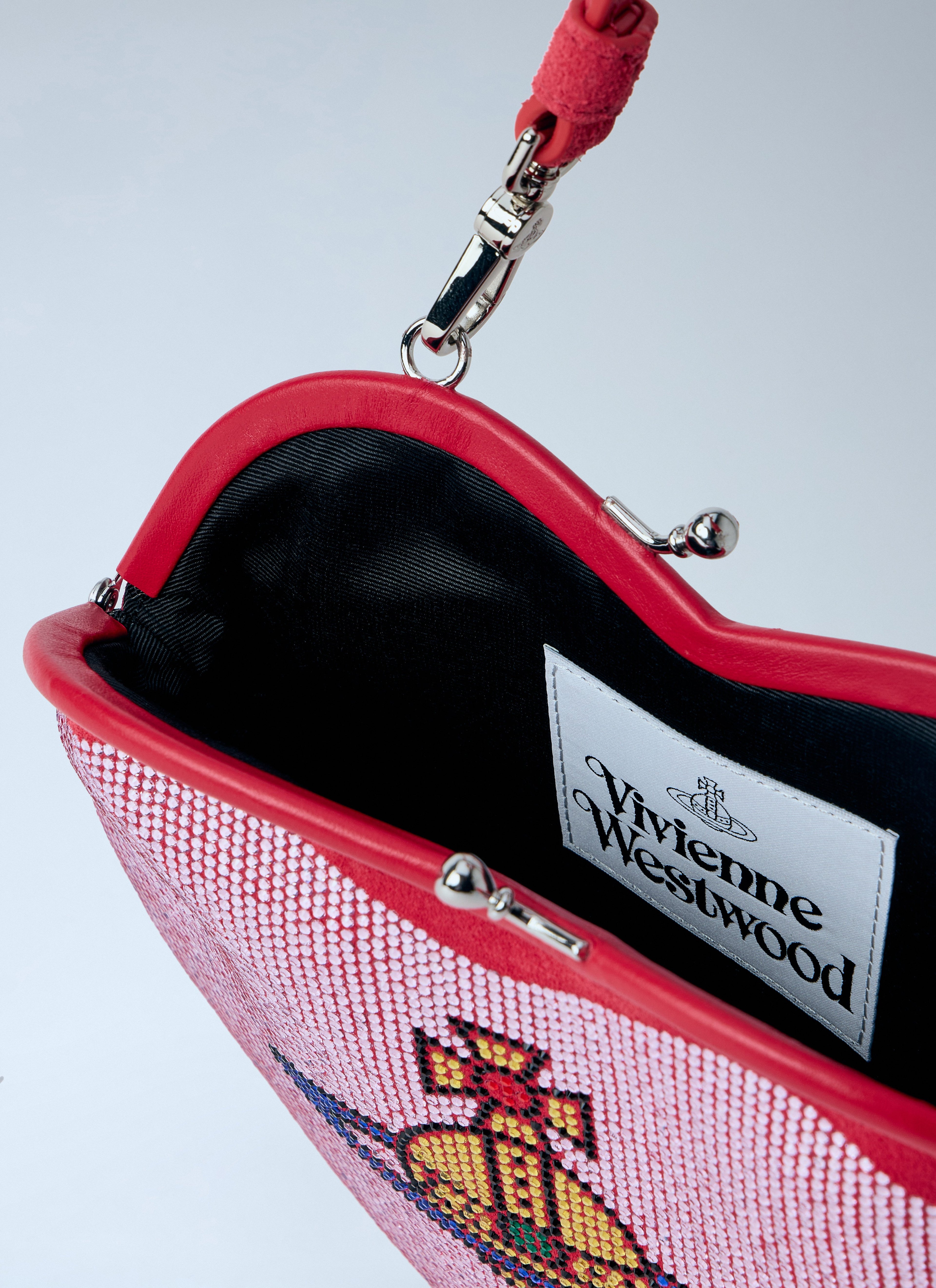 Belle Heart Frame Clutch Bag