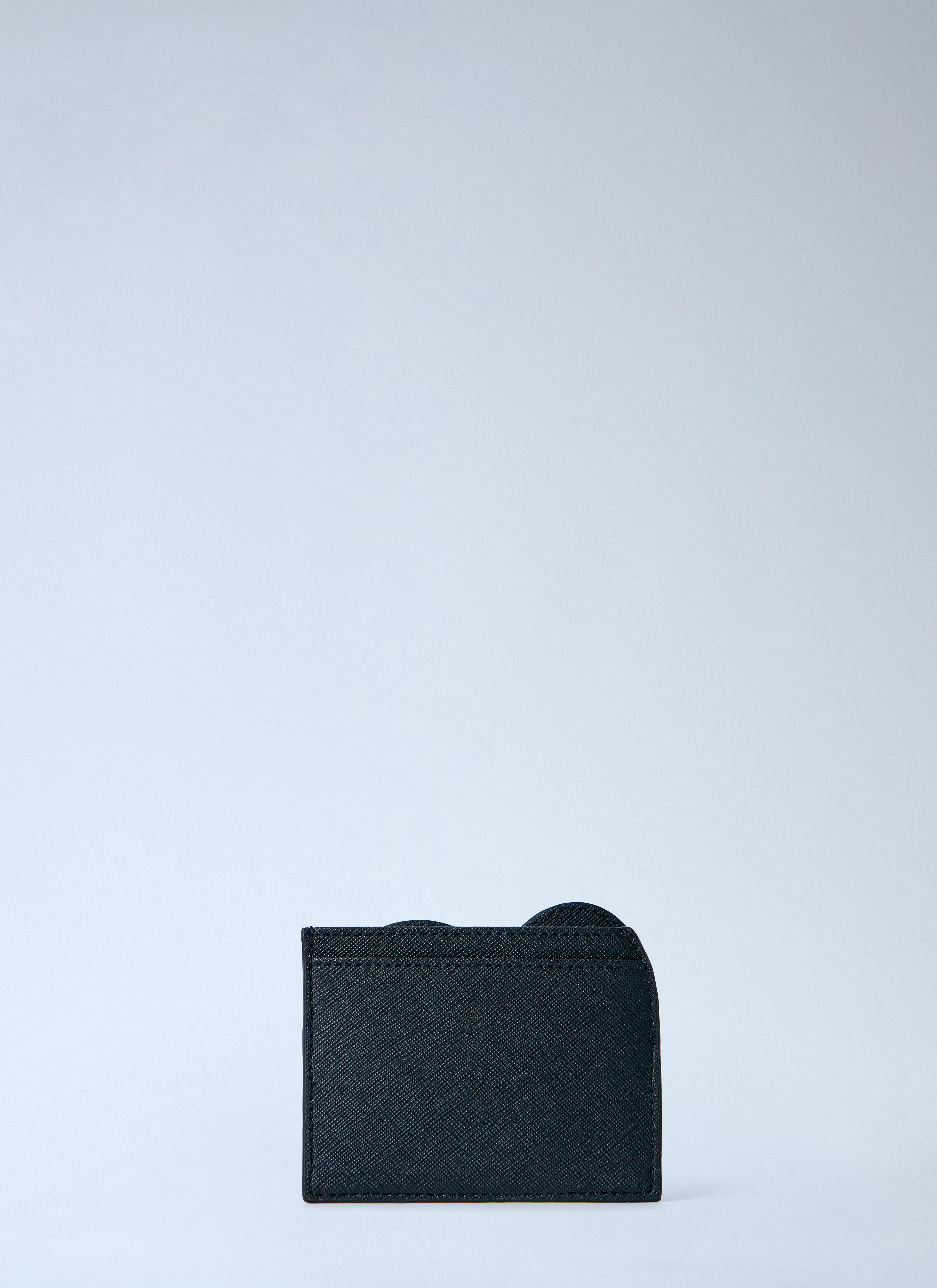 Heart Motif Leather Card Holder