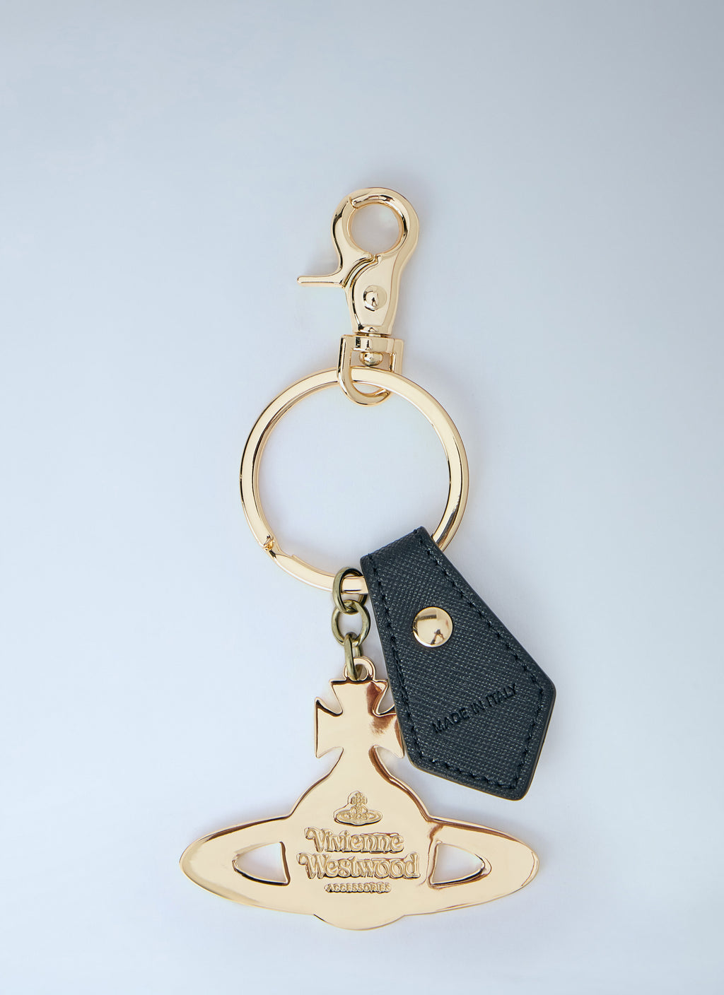 Hammered Orb Keyring