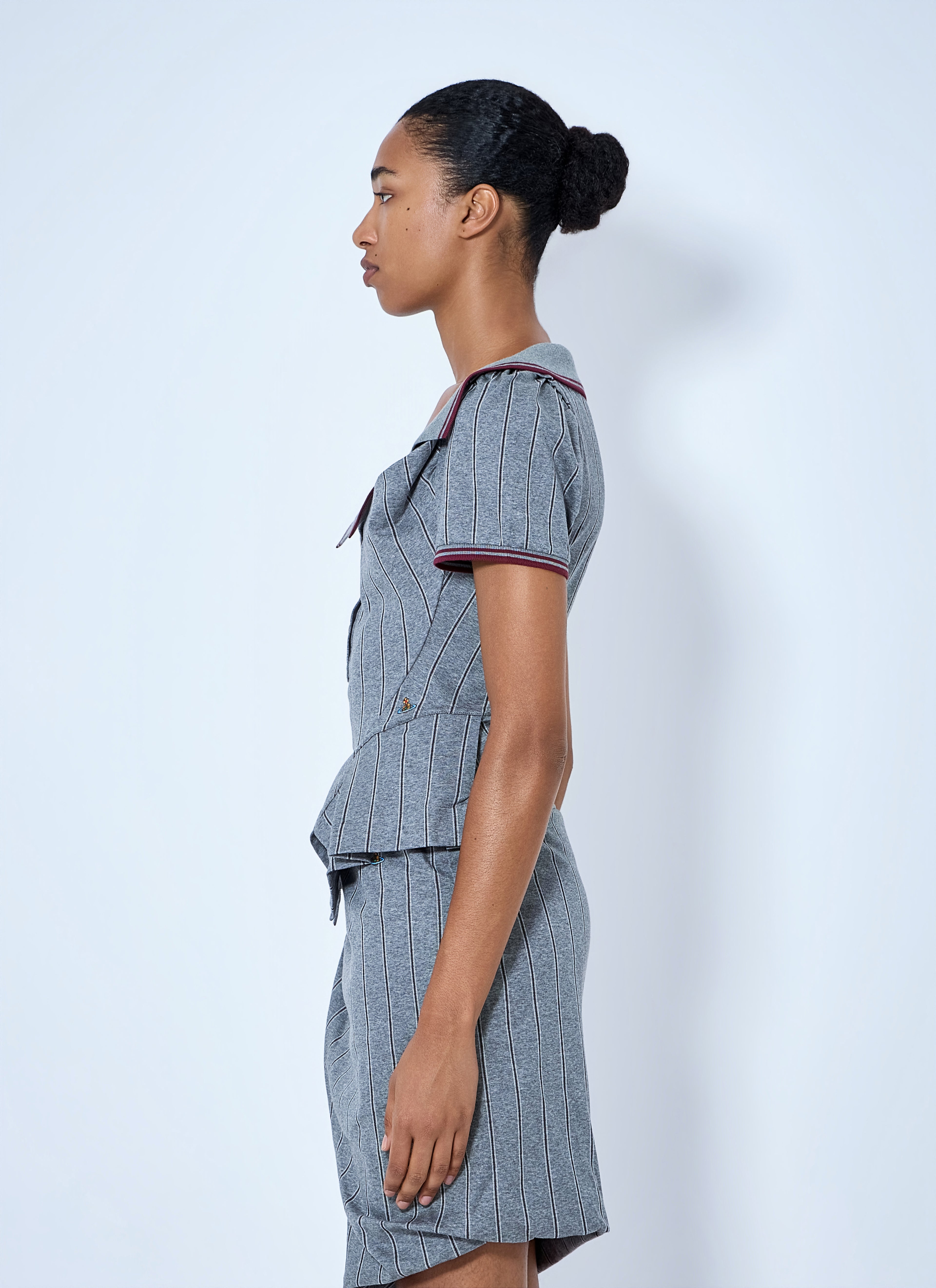 Monday Striped Cotton Polo Shirt
