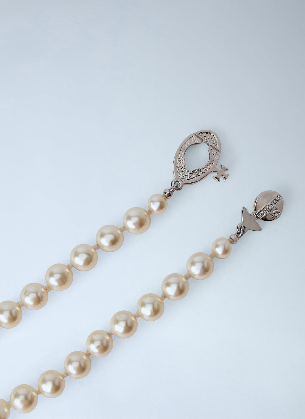One Row Pearl Drop Choker