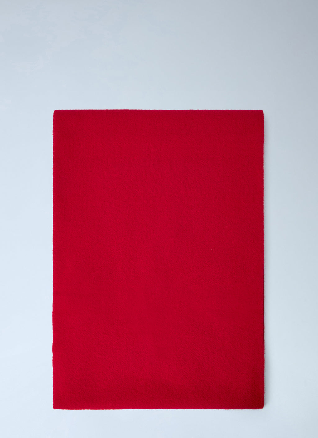Logo Embroidered Wool Scarf