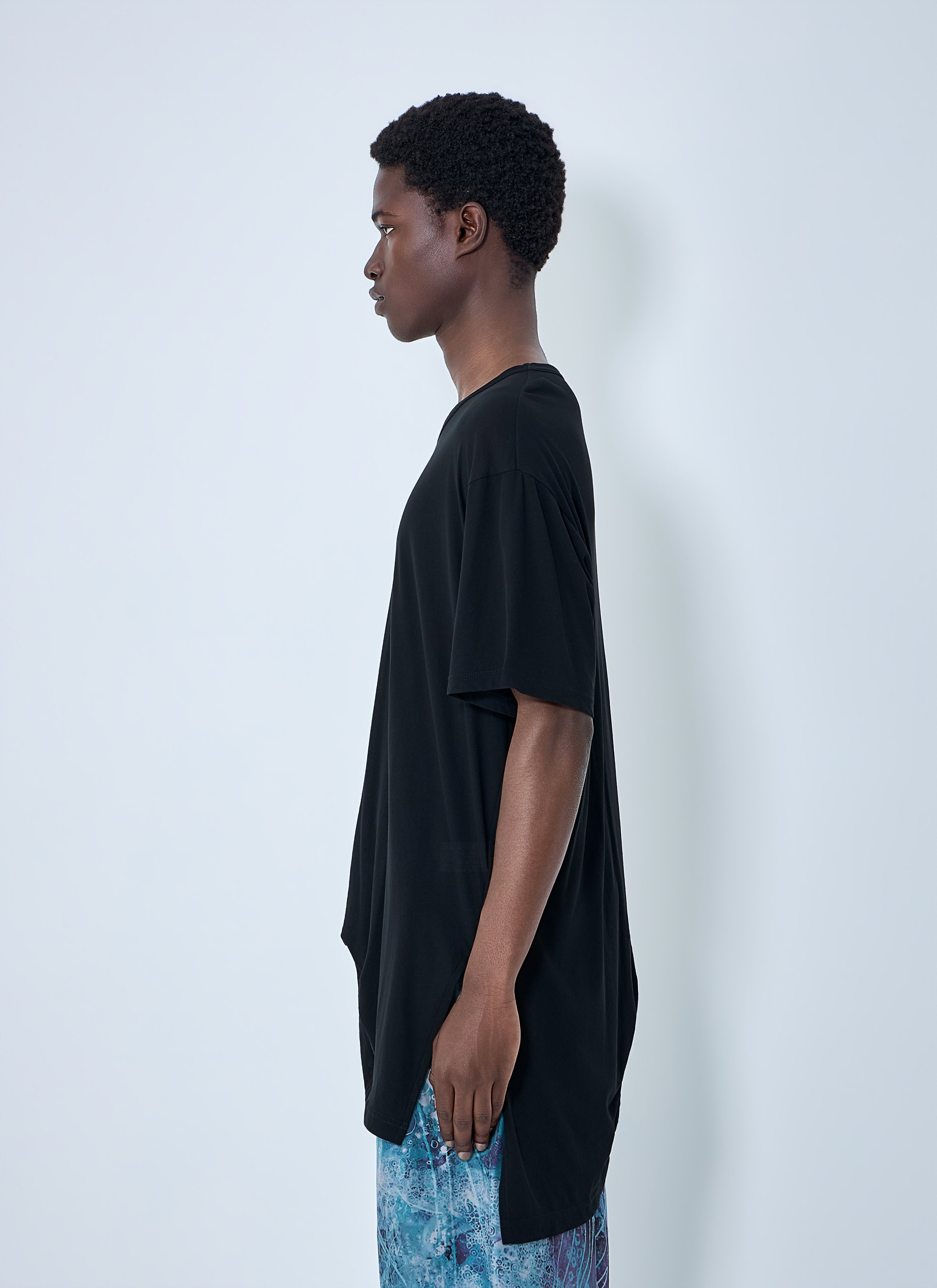 Diorama Jersey Asymmetry Hem T-Shirt