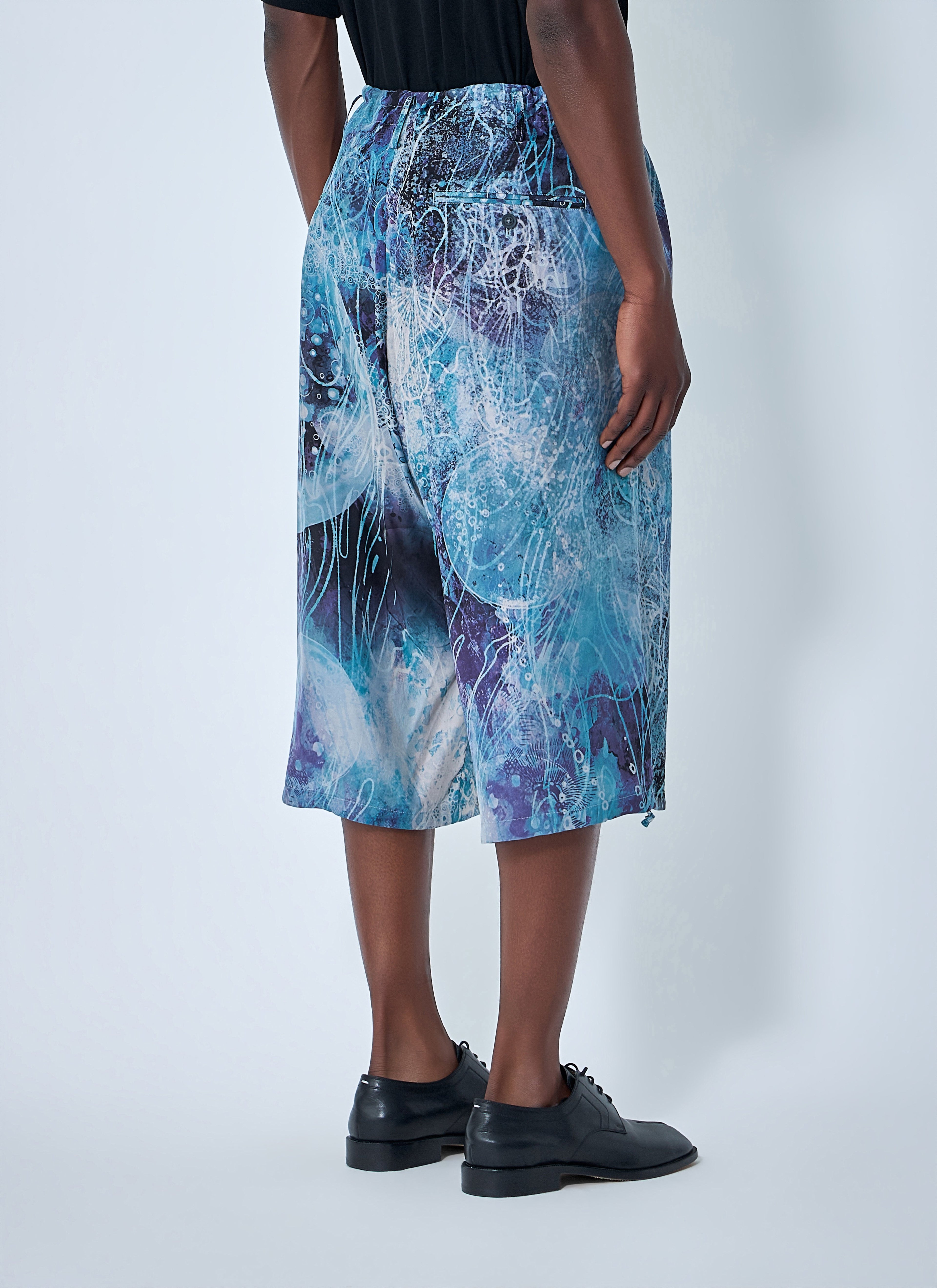 Drawstring Cropped Shorts
