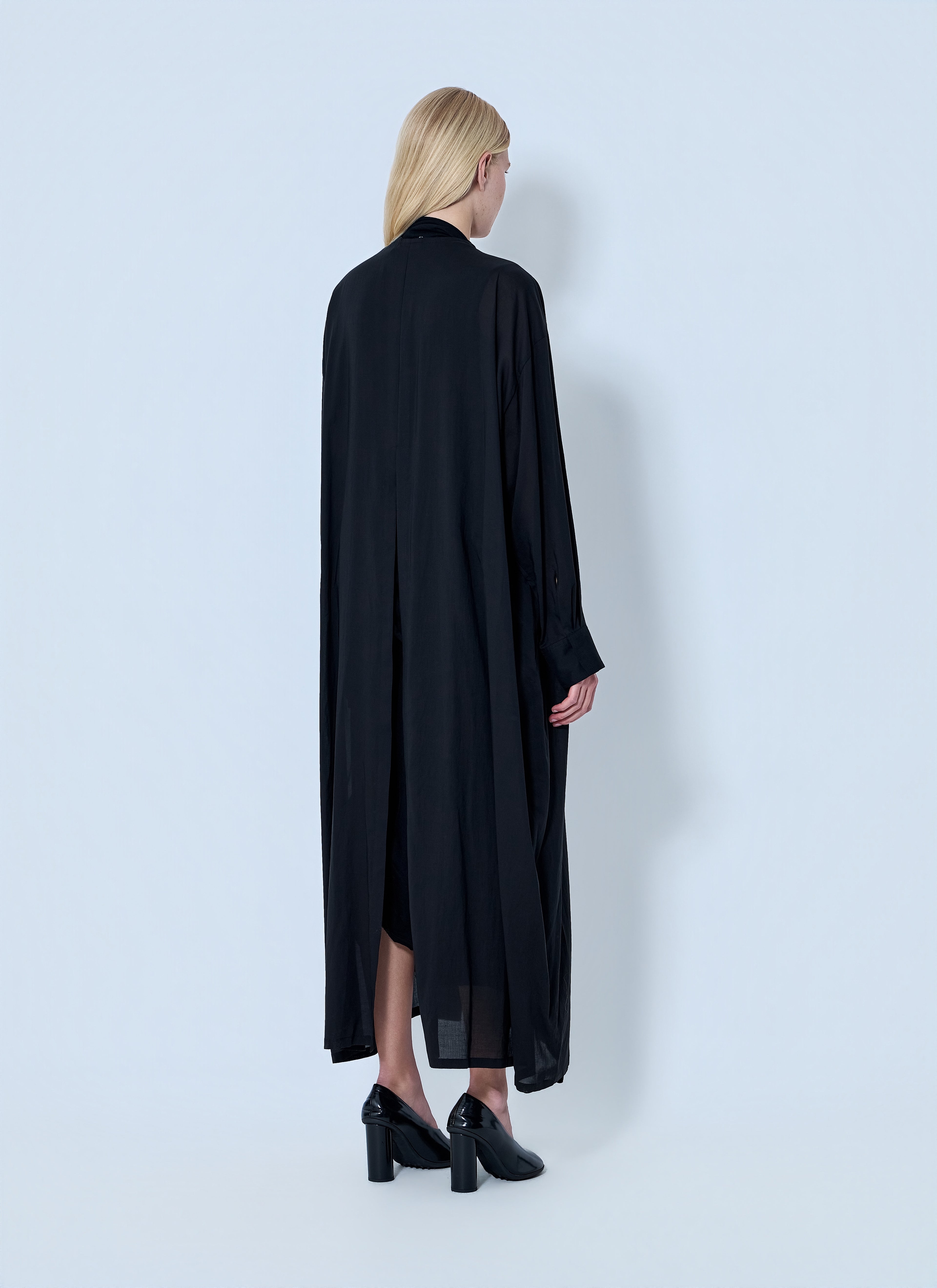 Backside Slit Long Coat