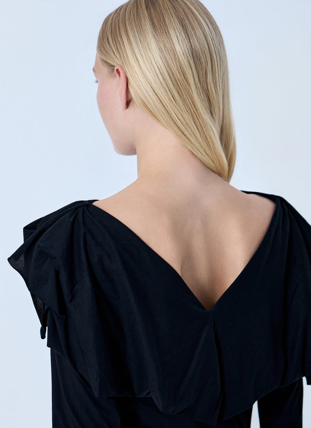 Supima Single Jersey Big Collar Top