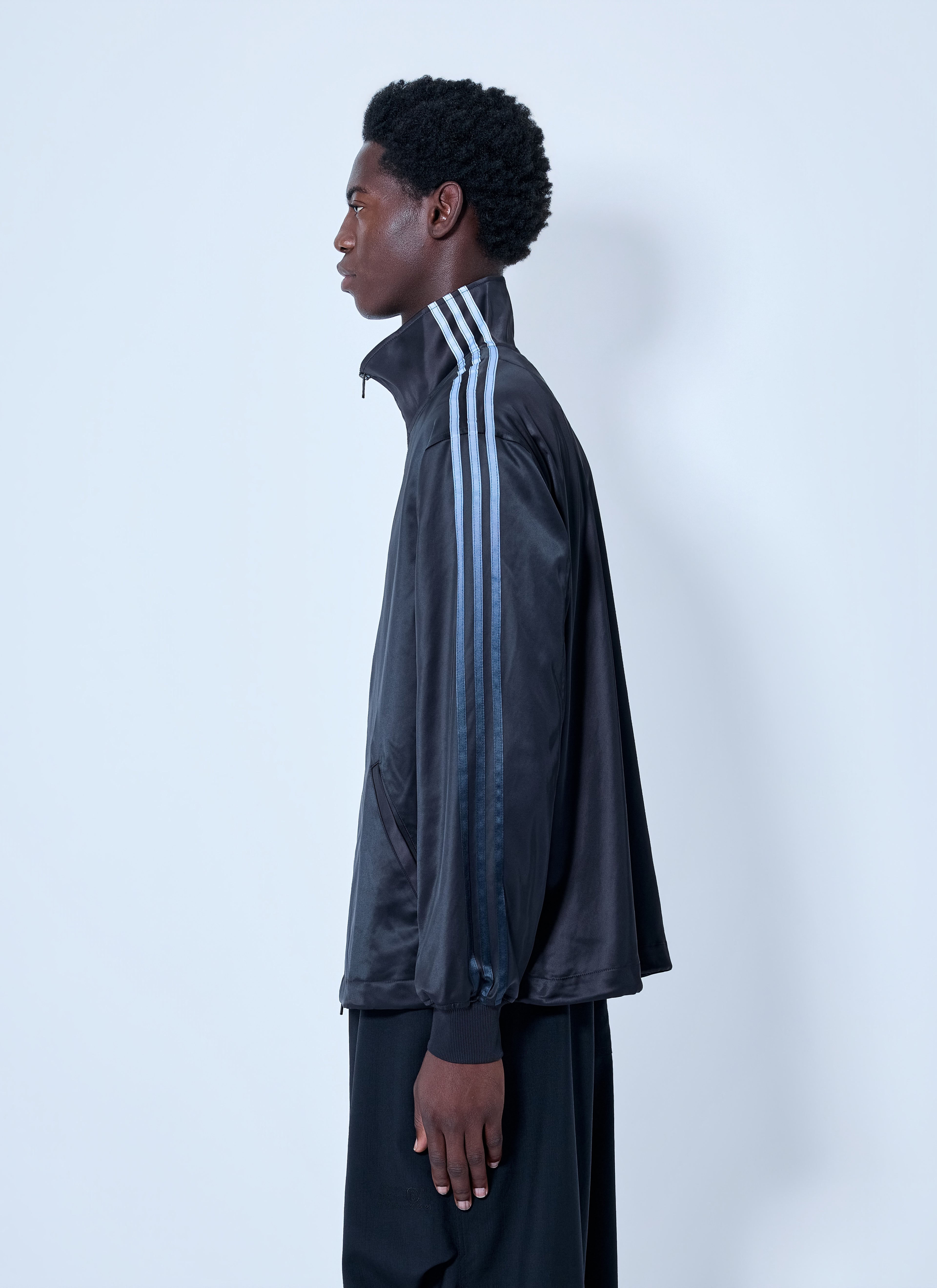 Satin Gradient 3 Stripes Track Jacket